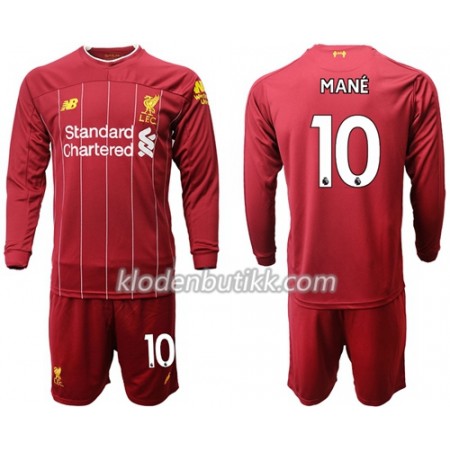 Liverpool Mane 10 Barn Hjemmedraktsett 2019-2020 Langermet (+ Korte bukser)